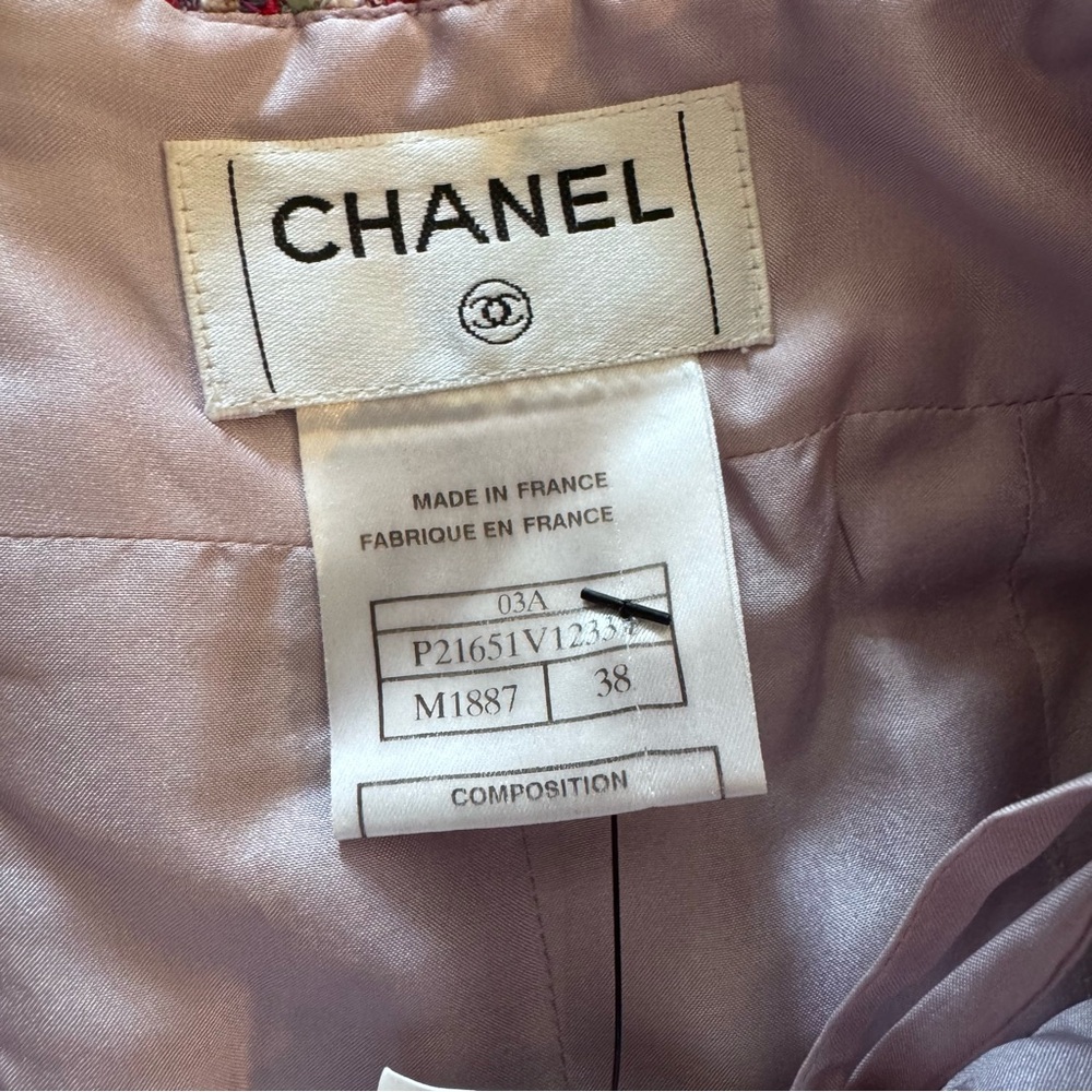 Chanel Pink Tweed Skirt - Picture 7 of 9
